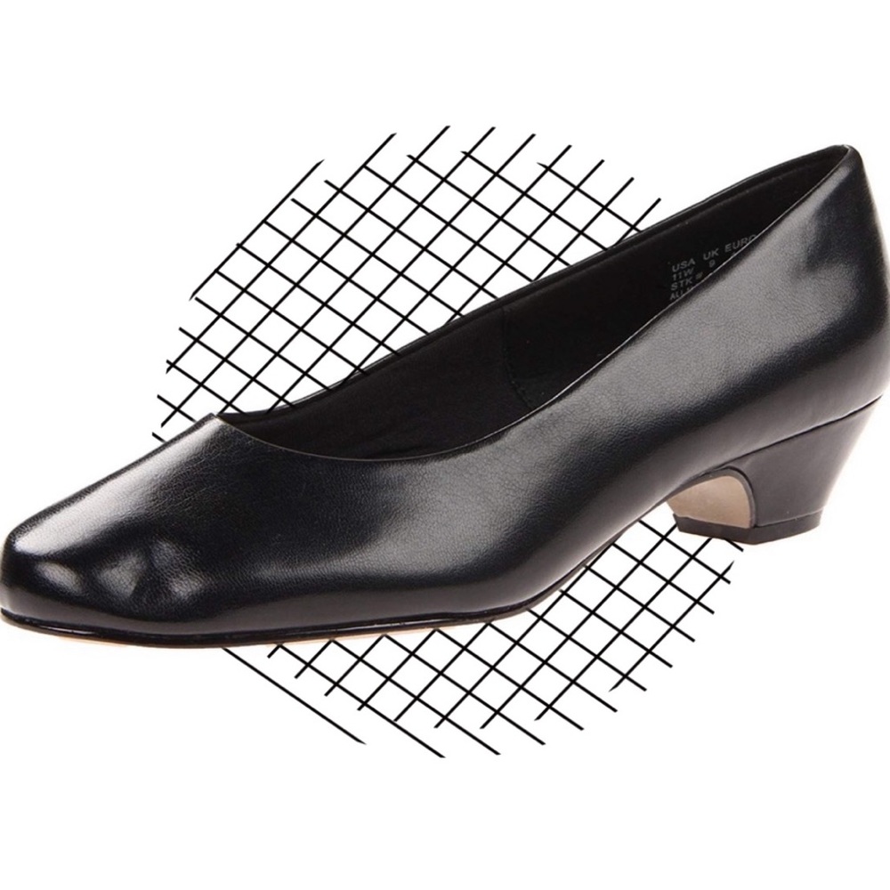 Simple Black Kitten Heels